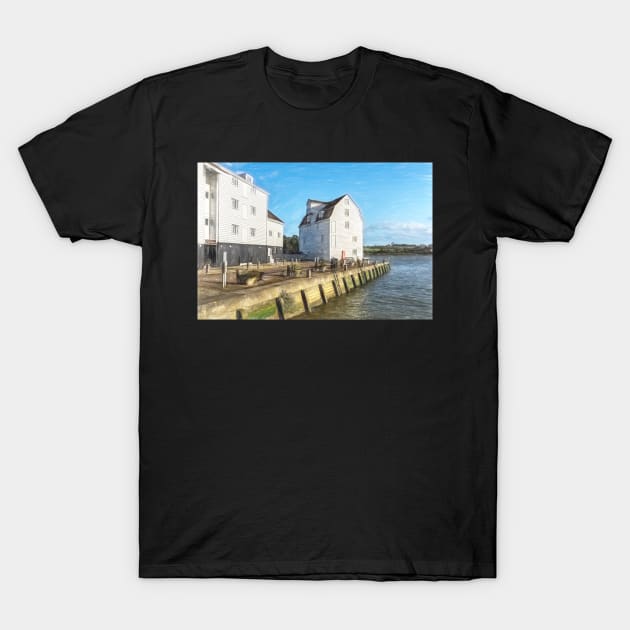 Tide Mill Quay At Woodbridge T-Shirt by IanWL